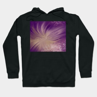 Purple with metallic lines - abstract Hoodie